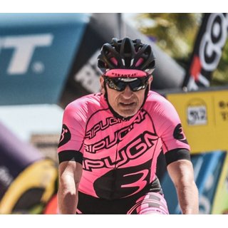 Radtrikot kurzarm Pro #shine2ridesafe neonpink