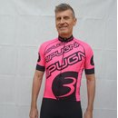 Radtrikot kurzarm Pro #shine2ridesafe neonpink