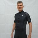 Radtrikot kurzarm Pro Logo schwarz