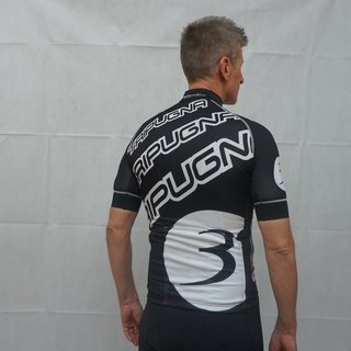 Radtrikot kurzarm Pro P4 schwarz