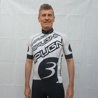 Radtrikot kurzarm Pro P4 wei