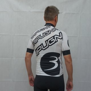 Radtrikot kurzarm Pro P4 wei