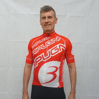 Radtrikot kurzarm Pro P4 rot