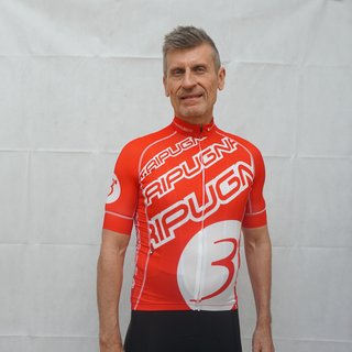 Radtrikot kurzarm Pro P4 rot