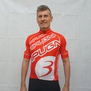 Radtrikot kurzarm Pro P4 rot