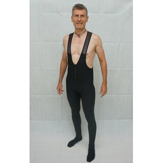 Lange Trgerhose schwarz - Windstopper