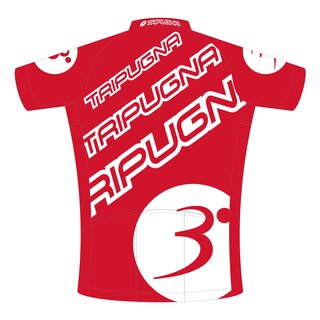 Radtrikot kurzarm Pro P4 Frauen  rot