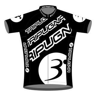 Radtrikot kurzarm Pro P4 Damen schwarz