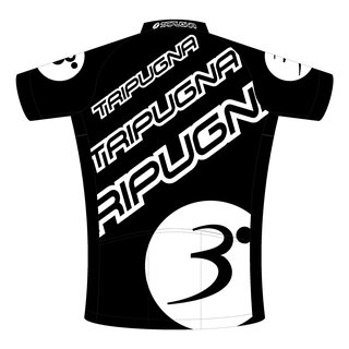 Radtrikot kurzarm Pro P4 Frauen  schwarz