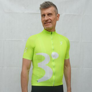 Radtrikot kurzarm Standard B3 neongrn - Limited Edition