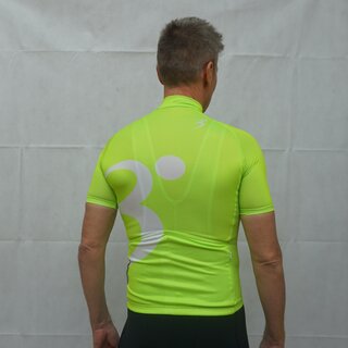 Radtrikot kurzarm Standard B3 neongrn - Limited Edition