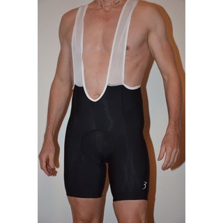 Kurze Trgerhose schwarz